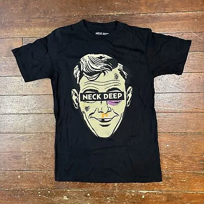 Buy Neck Deep Pop Punk Rain In July Album Art T-Shirt Music Womens Large • 14.17£