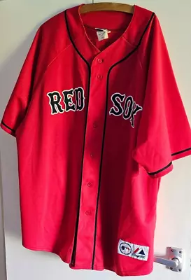 Buy Boston Red Sox  Majestic SHIRT MLB Baseball Men's Size2  XL NO 38 SCHILLING • 30£