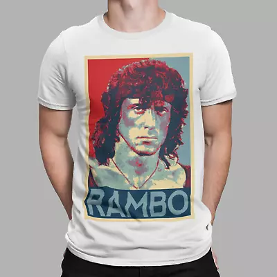 Buy Rambo T-Shirt First Blood Retro Movie 80s Film Tee Army Hipster  • 6.99£