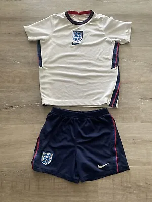 Buy England Boys Shirt And Shorts XL  122-128cm Age 5-6 • 11.99£