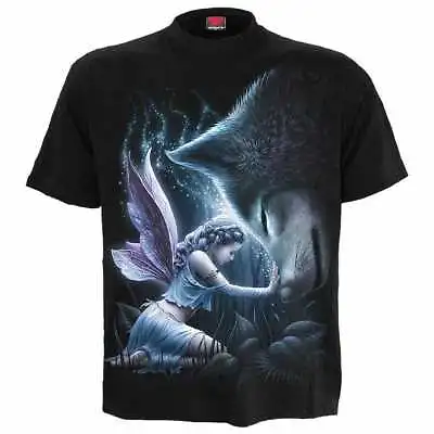 Buy Spiral Direct SACRED BONDFRONT PRINT T-SHIRT/Wolves/Tribal/Native/Unisex/Top/Tee • 14.98£