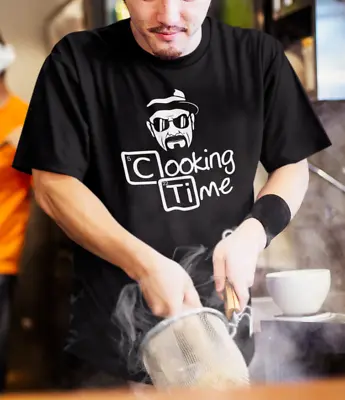 Buy Breaking Bad T Shirt Heisenberg Cooking Time Meth Lab Gift Walter White Funny • 15.79£