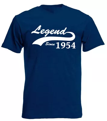 Buy Legend 1954 T-Shirt, Mens 70th Birthday Gifts Presents, Gift Ideas For Men Dad • 9.99£