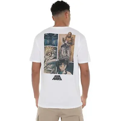 Buy Star Wars Mens T-shirt Retro Anime Top Tee S-2XL Official • 13.99£