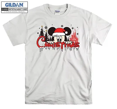 Buy Mickey Head Christmas T-shirt Gift Hoodie Tshirt Men Women Unisex E88 • 11.99£