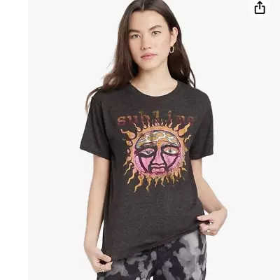 Buy NWT Sublime Band T-shirt Black Heather Womens Sz S SUL118528 Ska Long Beach • 11.37£