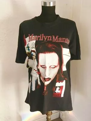 Buy Rare Vintage 90s Manson Marilyn Antichrist Superstar T-shirt • 223.24£