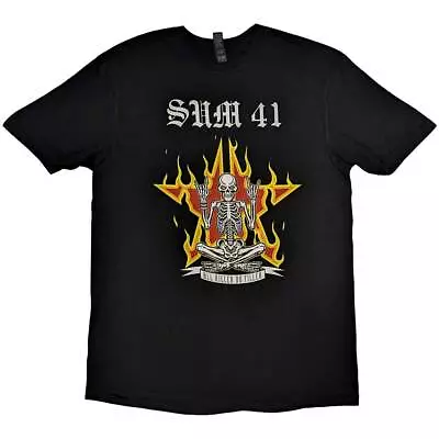 Buy Sum 41 AKNF Skeleton European Tour 2022 Back Print & Ex-Tour T-Shirt SIZE - L • 11£