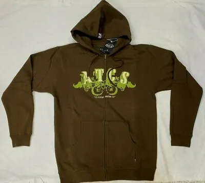 Buy Atticus ATCS Hoodie Mens Medium Brown Zipper Hoodie  Y2K VINTAGE • 59.99£