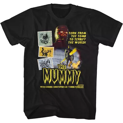 Buy Hammer Horror The Mummy Torn From The Tomb To Terrify The World Men's T Shirt • 46.19£