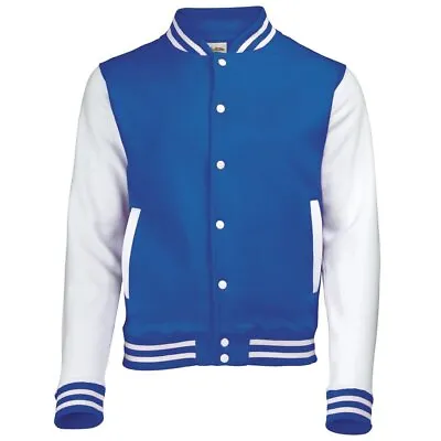 Buy AWDis Varsity Jacket - American Inspired College Letterman Baseball |XS-3XL • 28.59£