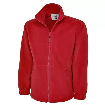 Buy Uneek Mens Womens Fleece Jacket Classic Micro Warm Workwear Coat (*2 For £28.99) • 16.48£