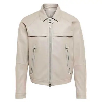 Buy Mens Fast X Jason Statham Beige Leather Jacket • 28.88£