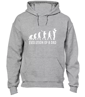 Buy Evolution Of A Dad Hoody Hoodie Cool Funny Gift Idea For New Dad Present Top • 16.99£