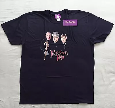 Buy Father Ted T Shirt Mens 2XL XXL Black Cotton Jack Dougal Official Merchandise • 19.99£