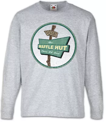 Buy The Waffle Hut I Kids Long Sleeve T-Shirt Fargo Diner Restaurant Logo Symbol • 18.99£