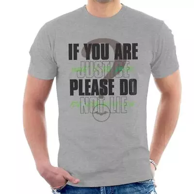 Buy All+Every The Batman Riddler If You Are Justice Please Do Not Lie Men's T-Shirt • 17.95£