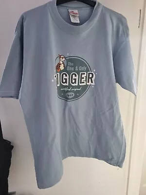Buy Vintage Disney Store 1990's Disney Tigger  I'm The Only One  Blue T-shirt Size L • 23£