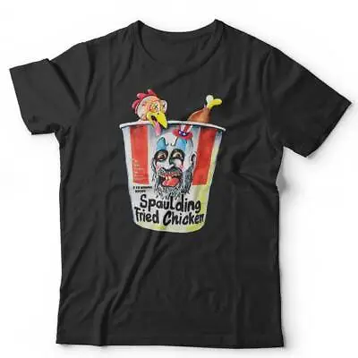 Buy Spaulding Fired Chicken Unisex & Kids Tshirt Captain Clown Rob Zombie Sid Haig • 9.79£