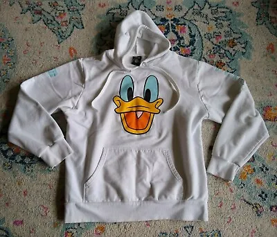 Buy Disney Collection By Neff Donald Duck Fleece Hoodie Unisex Spell Out Size L      • 20.74£