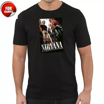 Buy Black T Shirt 3xl NIRVANA Both Side Print.Festival Tshirt.Party .Foo Fighters • 14.99£