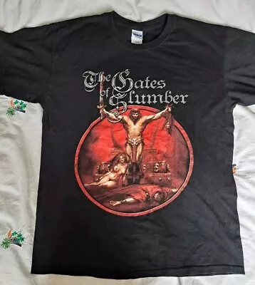Buy The Gates Of Slumber - Rare Conqueror Shirt Large Doom • 20£