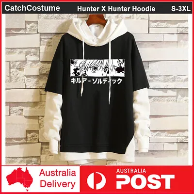Buy Anime Hunter X Hunter Hoodie Killua Zoldyck Cool Print Sweatshirt Pullover Tops • 28.26£