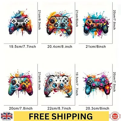Buy Game Pad Iron On Transfer Gaming Gamer Decal Sticker Patch T Shirts Jackets Tote • 5.75£