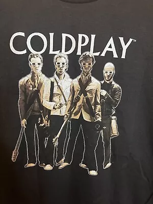 Buy Coldplay 2006 Band Graphic Print Tee Youth LARGE 14-16  • 12.66£