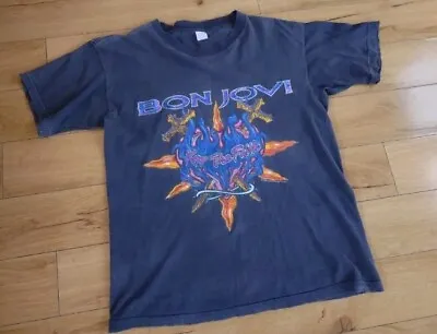 Buy Bon Jovi T Shirt Keep The Faith 93 *VINTAGE* Brockum • 79.99£