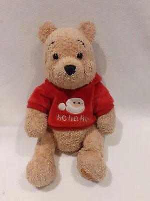 Buy Disneystore Winnie The Pooh Plush In Red Christmas Santa Hohoho Jumper Soft Toy • 17£