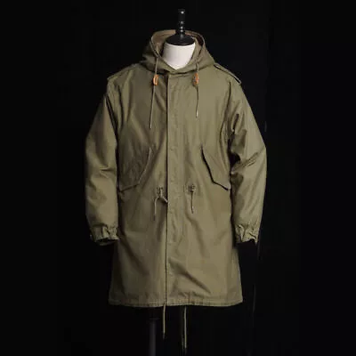 Buy Vintage Army Military M1951 Parka Jacket Casual Fishtail Wind Coat Windbreaker • 113.99£