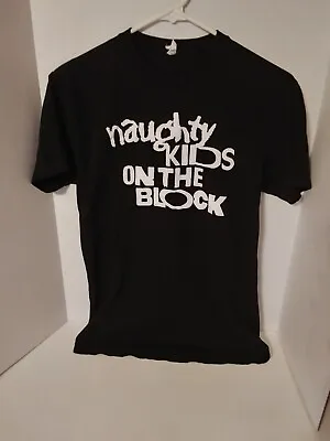Buy NKOTB T-Shirt Naughty Kids On The Block Naughty By Nature Pop Rap Music Small • 24.13£