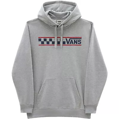 Buy Vans Mens Stackton Stripe Hooded Pullover Sweatshirt Hoody Hoodie - Grey • 52£