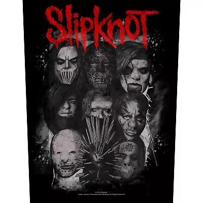 Buy Slipknot - We Are Not Your Kinds Masks Backpatch Rückenaufnäher - Official Merch • 12.87£
