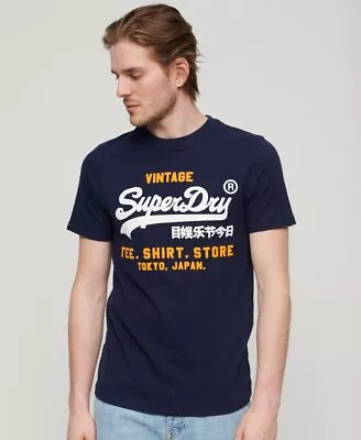 Buy Superdry Mens Vintage Classic T-Shirt • 21.59£