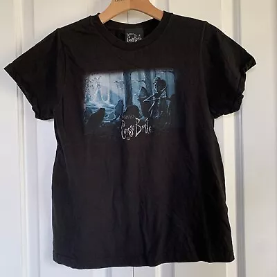 Buy Tim Burton’s Corpse Bride Black Graphic Shirt Kids Sz XL • 43.31£