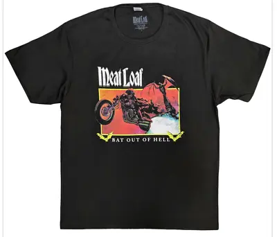 Buy Meatloaf Bat Out Of Hell Album Official Merchandise T Shirt • 14.99£