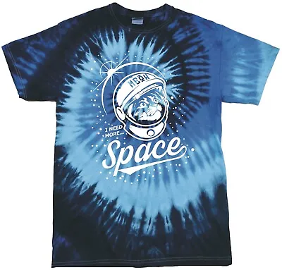Buy I Need More Space-cat Tie Dye Tshirt • 19.99£