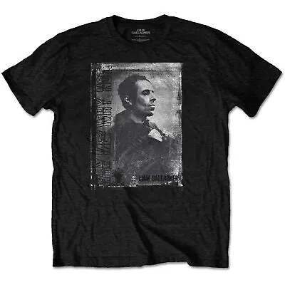 Buy Liam Gallagher T-Shirt 'Monochrome' - Official Licensed Merchandise - Free P&P • 14.95£