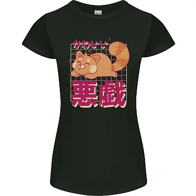 Buy Kawaii Red Panda Japanese Cute Womens Petite Cut T-Shirt • 9.99£