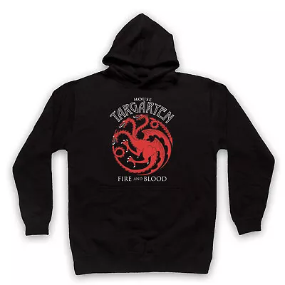 Buy Got House Targaryen Fire Dragon Sigil Unofficial Game Of Thrones Adults Hoodie • 25.99£