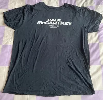 Buy Paul McCartney T Shirt Rock Band Merch Tee Freshen Up Tour The Beatles Size XL • 16.30£