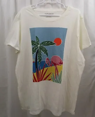 Buy Women's Lucky Brand T Shirt 2X Beach • 23.62£