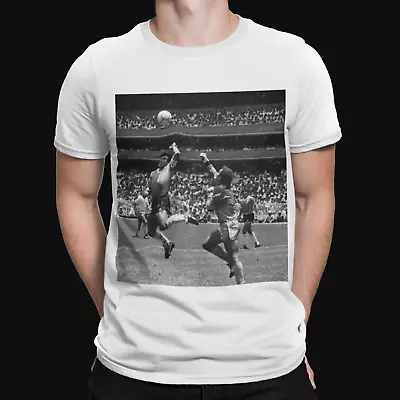 Buy Hand Of God T-Shirt - Football Soccer Retro Vintage Classic Jersey World Cup • 8.39£