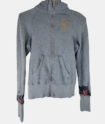 Buy Nike Womens Gray N7 Gray Tribal Long Sleeve Full Zip Hoodie Sweatshirt Size XS • 7.84£