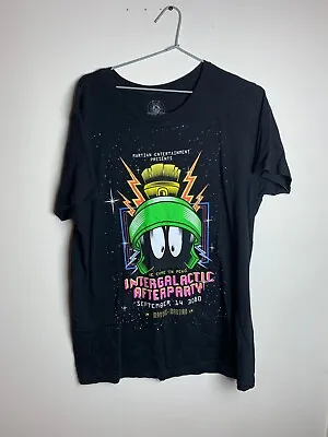 Buy Looney Tunes & Merrie Melodies Series Marvin The Martian Black Large T-Shirt • 33.12£