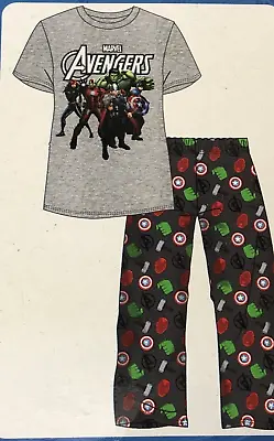 Buy Marvel Avengers Pajama Set Men's Teens Pyjamas Size XL 92% Cotton New Gift Z211 • 4.99£