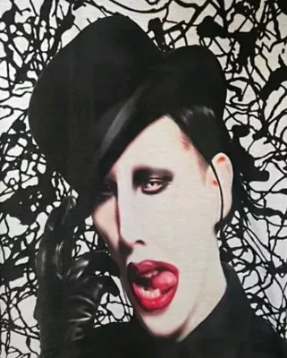 Buy Marilyn Manson T Shirt Black And White L🎩🖤❤️🎩🖤❤️🎩🖤🎸❤️🖤🎸❤️🖤🎸❤️🖤🎩 • 29.99£