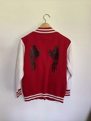 Buy JUST HOODS Unisex Varsity Jacket Teen Angel Wings 12-13 Yrs Cotton Jacket • 12£